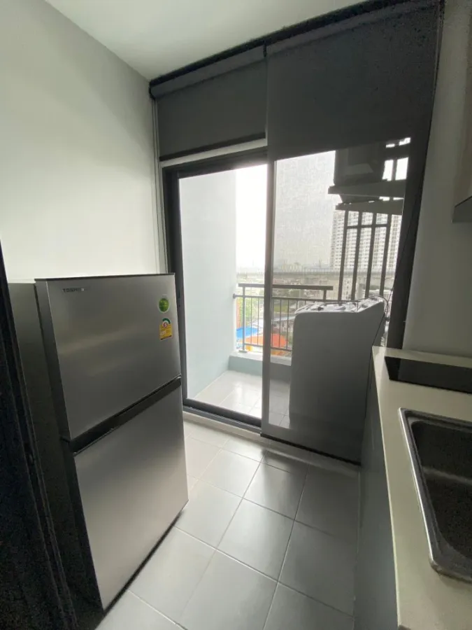 For rent, Ideo Thapra Interchange, the partition room is proportional. ready to move in You can't miss this price. Hurry up to reserve now.