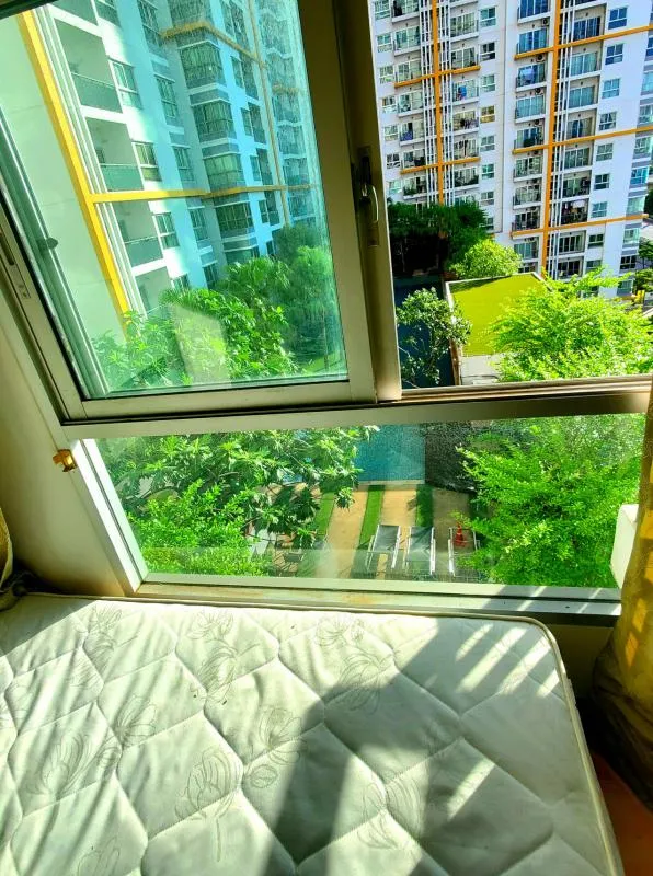 Urgent sale The Parkland Taksin-Thapra. shady atmosphere Overlooking the garden and pool best for relaxation