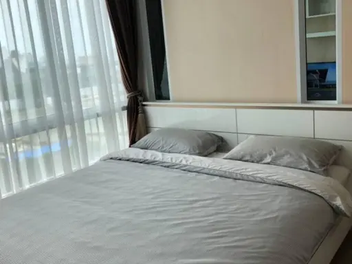 For rent The Sky Sukhumvit, corner room with privacy, fully furnished, electrical appliances, hurry to move