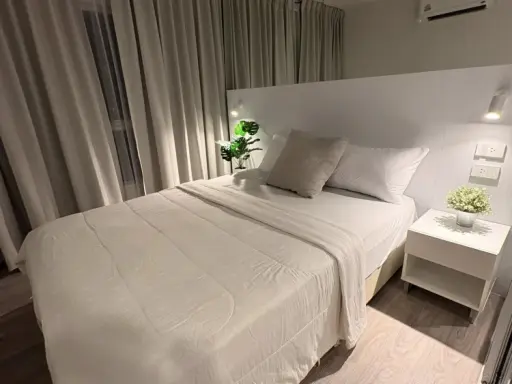 For rent: Regent Home Bangna, corner room, beautiful view, beautiful room, 27th floor, fully furnished, ready to move in.