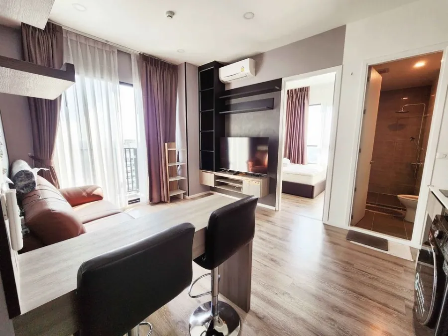 For sale/rent Knightbridge collage Ramkhamhaeng ห้องแต่งน่าอยู่ ชั้น22ได้วิวสูง ครบจบที่เดียวซื้อเลย