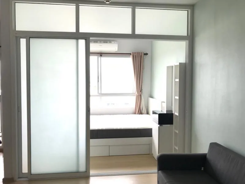 ให้เช่าคอนโด Plum Condo สามัคคี ห้องStudio ชั้น7ทิศเหนือ บรรยากาศดี เฟอร์ครบ ต้องรีบจองแล้วว