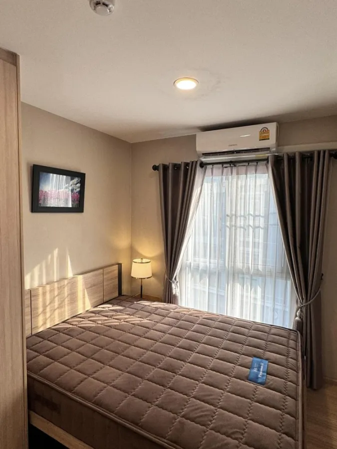 For sale, for rent, Plum Condo, Chaengwattana Station, corner room, private, clearly separated, good price, must book