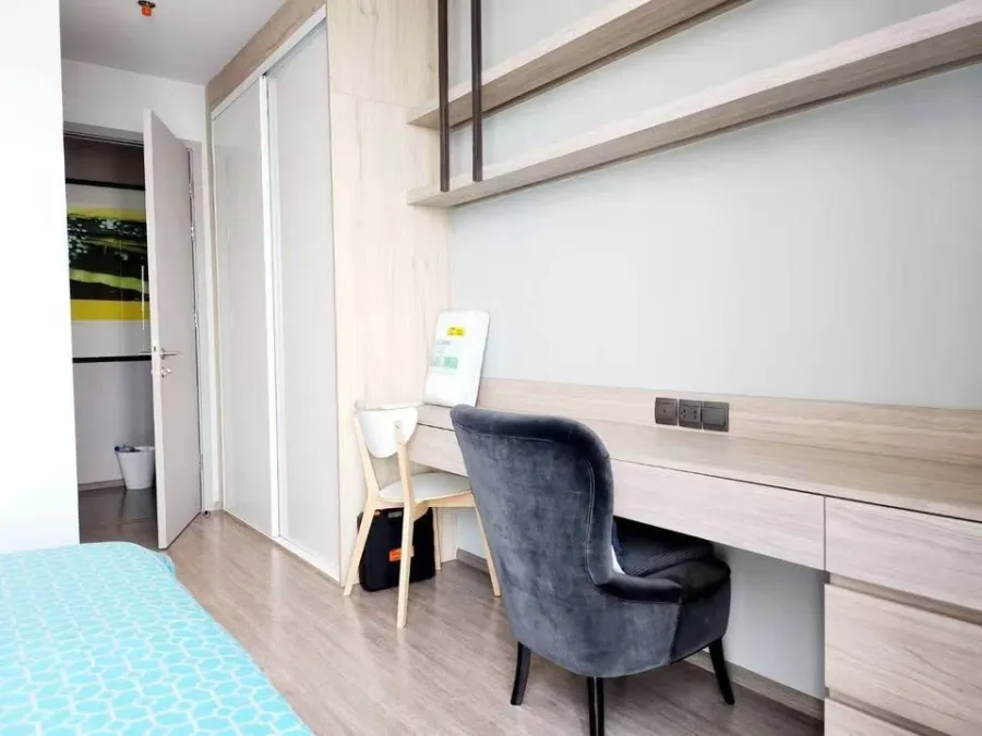 For rent!! Rhythm Ekkamai Condo, 22nd floor, beautiful room, fully furnished, ready to move in. Reserve now!!