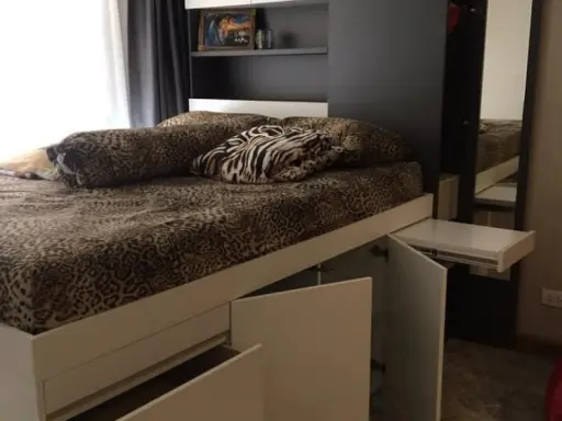 For Rent Plum Condo Phaholyothin 89, beautiful room decoration, over the price. Full of built-in furniture. Book quickly before it slips out of your h