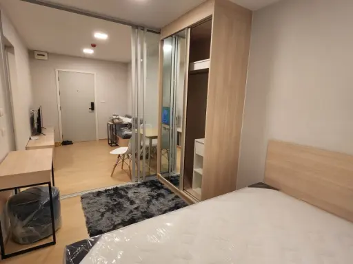 ให้เช่า Plum Condo Rangsit Alive 2 1 ห้องนอน 1 ห้องน้ำ เฟอร์นิเจอร์บิ้วอินอย่างดี เครื่องใช้ไฟฟ้าครบครัน จองเลย images