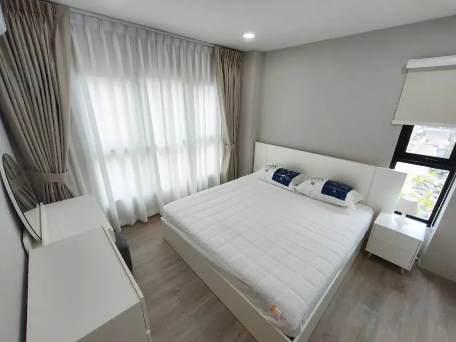 ให้เช่า Supalai Sense Srinakarin 2 ห้องนอน พื้นที่ใช้สอยเยอะ วิวโล่ง ไม่บล็อค ลมดีมาก จองเลย