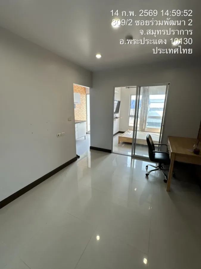 ขาย The Cache Rama 3 – Samrong 1 ห้องนอน 1 ห้องน้ำ มาพร้อมเฟอร์ครบครัน ติดวอลเปเปอร์ลายสวย จองเลย
