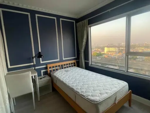 Quick sale!! Condo Aspire Ratchada-Wong Sawang, city view, room decorated in modern-classic style, book now!!