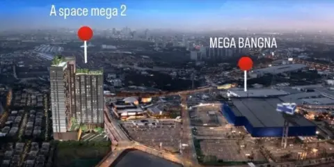 ขายดาวน์!! คอนโด เอ สเปซ เมกา 2 ชั้น 6 โครงการใหม่ทำเลห้องดี ห้องเห็นวิวสวย พลาดไม่ได้เเล้ว!!
