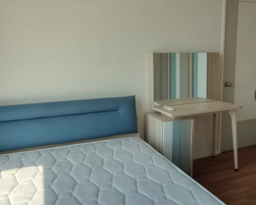 For rent, The Selected Kaset-Ngamwongwan, 15th floor, rooms are clearly divided. Fully furnished, book now.