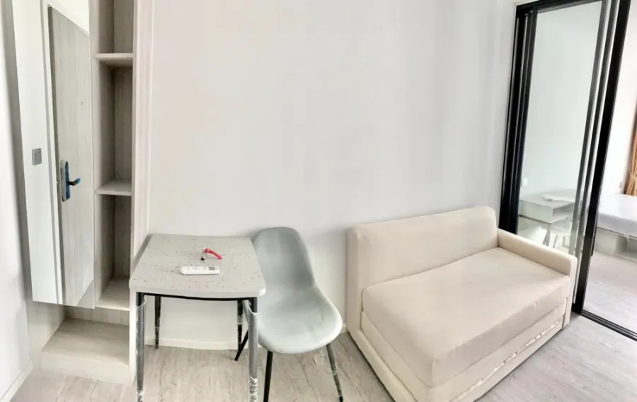 Condo for rent, KAVE AVA, garden view, white tone room, clean, comes with full decoration, book now.