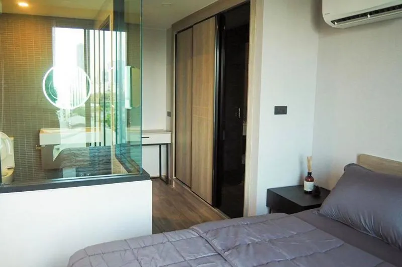 The TEAK Sukhumvit 391 ห้องนอน ขนาด 31 ตร.ม.วิวไม่บล็อก เฟอร์นิเจอร์ built-in ห้องสวยคุ้มราคา ด่วน