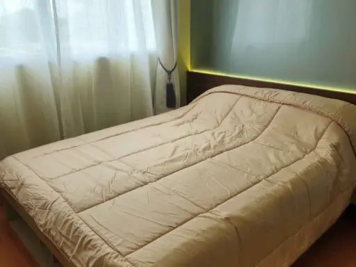 For sale: Lumpini Condo Town NIDA-Serithai. Very good price. Very light and comfortable on the pocket. Ready to fully decorate. Finished in one place.