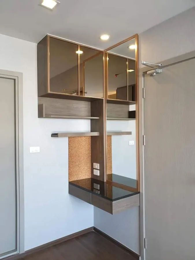 For rent, Ideo Sukhumvit 93, 9th floor, good furniture. complete electrical appliances You can reserve first. You can stay first.