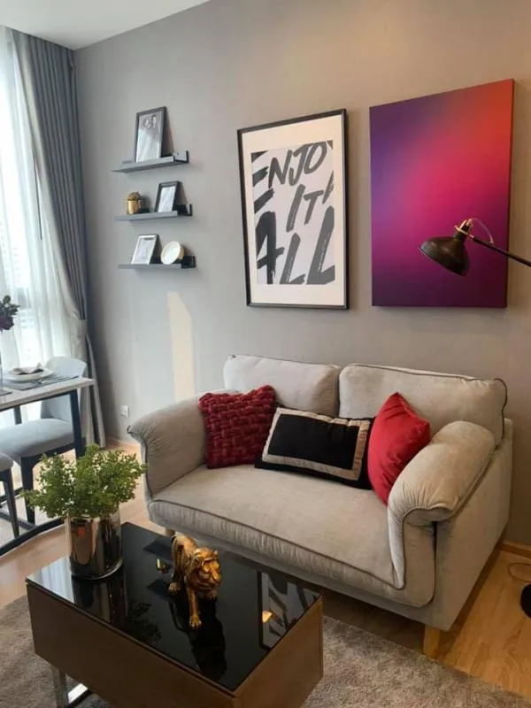 For rent The Line Pahol Pradipat, fully furnished, beautifully decorated room Don't miss out on this room!!