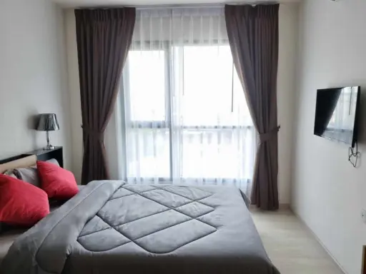 For rent, Life Sukhumvit 48, simple decorated room, stylish, fully furnished. Great electrical appliances. Book now.