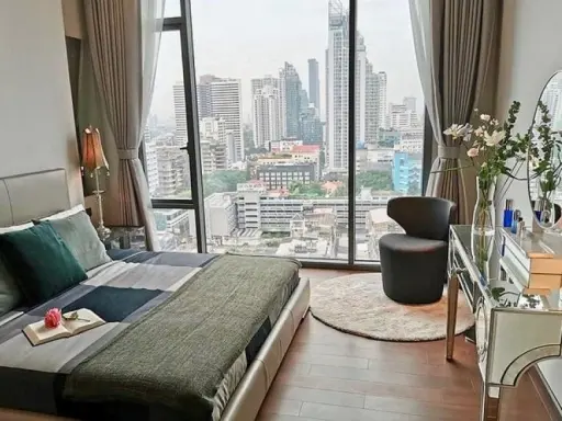 Condo for rent, Q Sukhumvit, 20th floor, city view, beautiful decoration, beautiful view, close to shopping centers, convenient transportation, don't wait!