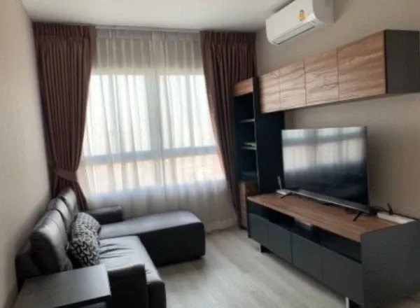 For rent Elio Sathorn-Wutthakat Building A, 29th floor, corner room, beautiful view, good wind, wallpaper in the whole room, hurry up!