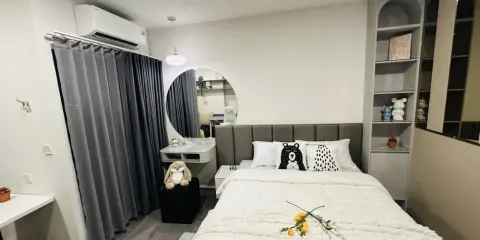 ให้เช่า Modiz Avantgarde ห้องสตูดิโอ ตกแต่งพร้อมอยู่ เฟอร์นิเจอร์ครบครัน หิ้วกระเป๋าเข้าอยู่ได้เลยจ้า