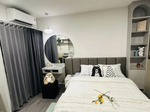 ให้เช่า Modiz Avantgarde ห้องสตูดิโอ ตกแต่งพร้อมอยู่ เฟอร์นิเจอร์ครบครัน หิ้วกระเป๋าเข้าอยู่ได้เลยจ้า