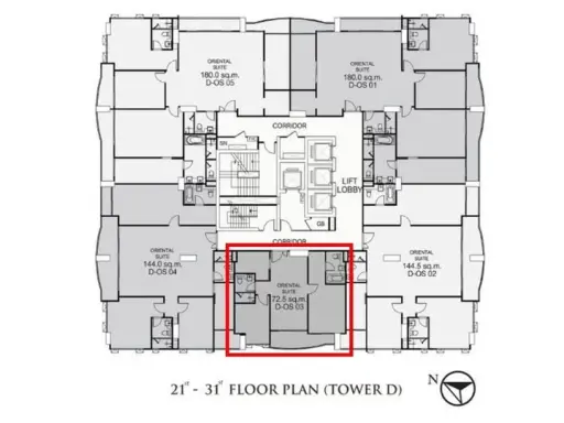 For sale or rent: Supalai Oriental Sukhumvit 39, unfurnished unit with spacious living area and unobstructed view. Book now!