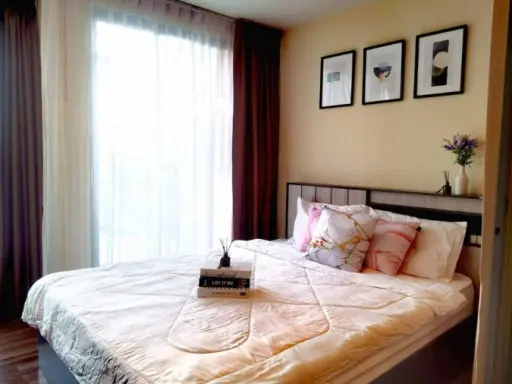 Selling Living Nest Ramkhamhaeng, 6th floor, nice decorated room. complete facilities Hurry up to reserve.