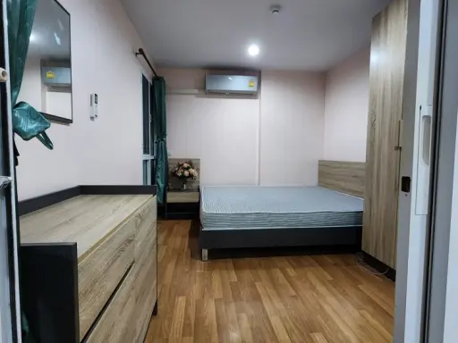for rent Regent Orchid Talat Phlu, 2nd floor, the room is not hot, private, fully furnished, you can carry your bag and move in. images