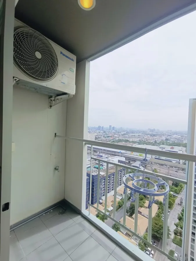 Condo for rent, Lumpini Park Rattanathibet - Ngamwongwan, high floor, city view, fully furnished, ready to move in, don't wait.