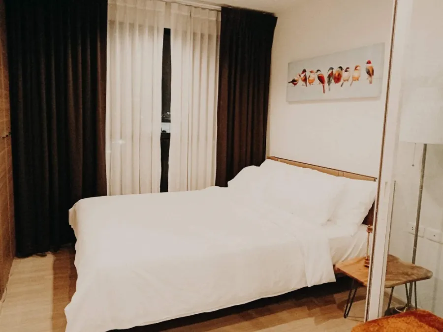 For sale, for rent, The Base Chaengwattana, beautiful room, fully furnished, ready to move in immediately. Hurry and reserve yours now.