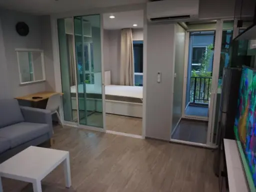 Condo for rent, Regent Home Sukhumvit 97/1, private corner room Room divided into proportions, garden view, good value