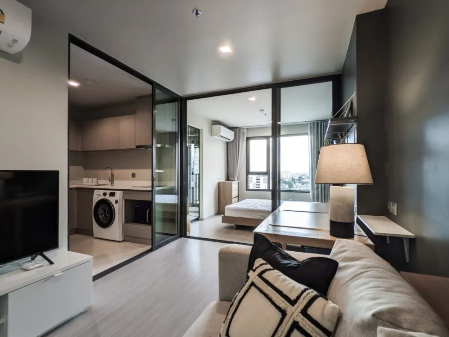 Wow. The room is very beautiful. Premium grade furniture in the whole room. Free electrical appliances. Book now at life Ladprao for rent.