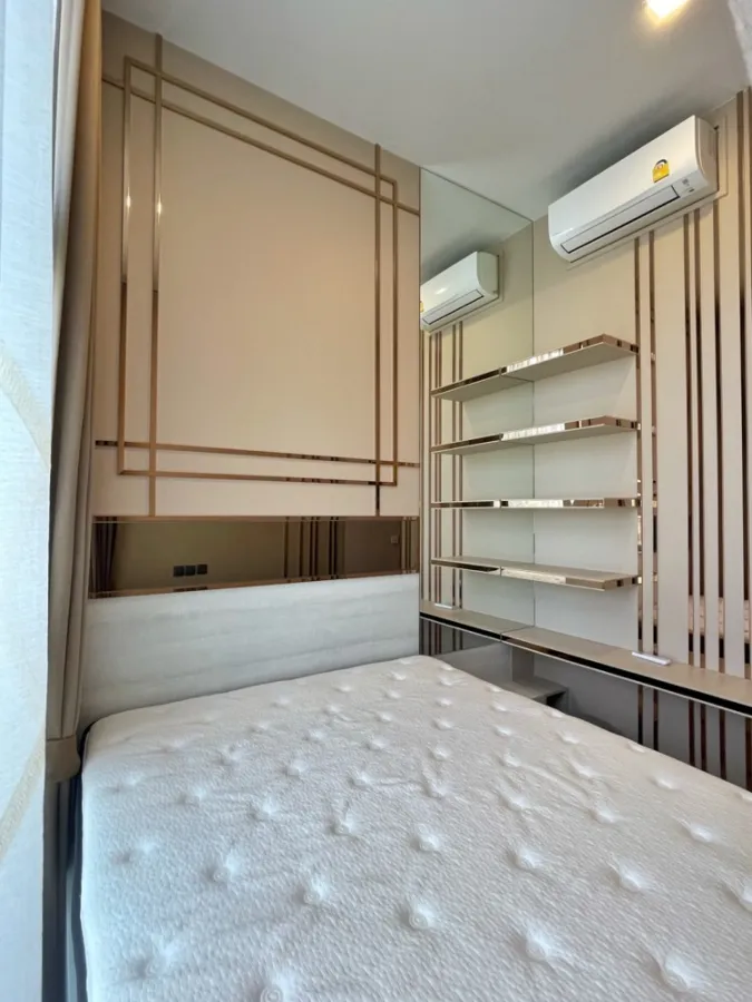 For rent!! Condo The Line Sukhumvit 101, 22nd floor, beautiful city view, fully furnished, ready to move in, good atmosphere, book now!!
