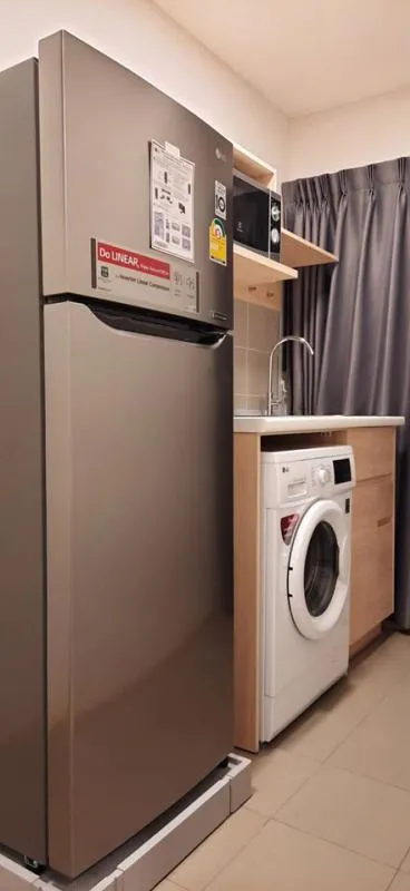 Plum Alive, Bangkok University, Rangsit for rent, new room, fully furnished, electrical appliances are very good, already worth it.
