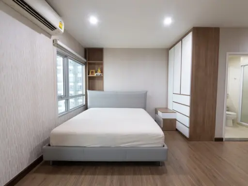 ให้เช่า คอนโด Centric Tiwanon Station ห้องน่าอยู่ โทนสีละมุน พื้นที่กว้าง ชั้นสูง เงียบสงบ จองด่วน