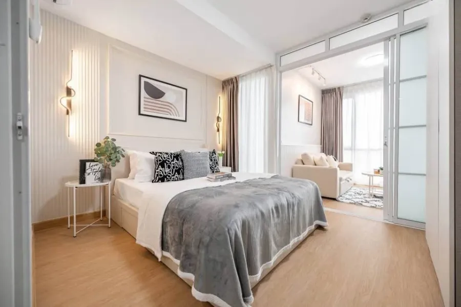 For sale: City Room Ratchada-Sutthisan, very bright and comfortable room, nice decoration, complete furniture + electrical appliances, ready to move i