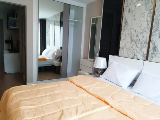 For rent Metro Luxe Ratchada, beautiful room, very built-in interior, fully furnished, can move in