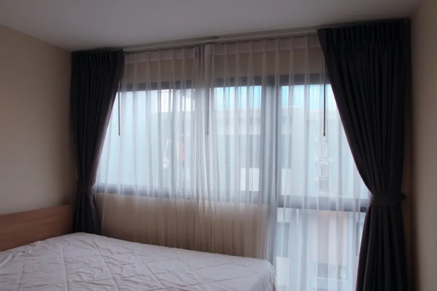 Condo for sale, B Republic, Sukhumvit 101/1, balcony has a view of the swimming pool, fully furnished, ready to move in.