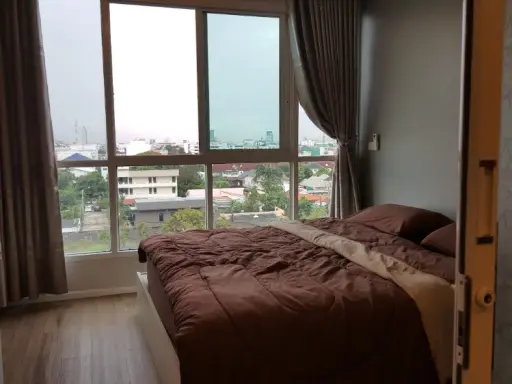 Sell / rent Happy Condo Ladprao 101, city view, with comfortable bed, comfortable sofa, reserved in advance. images
