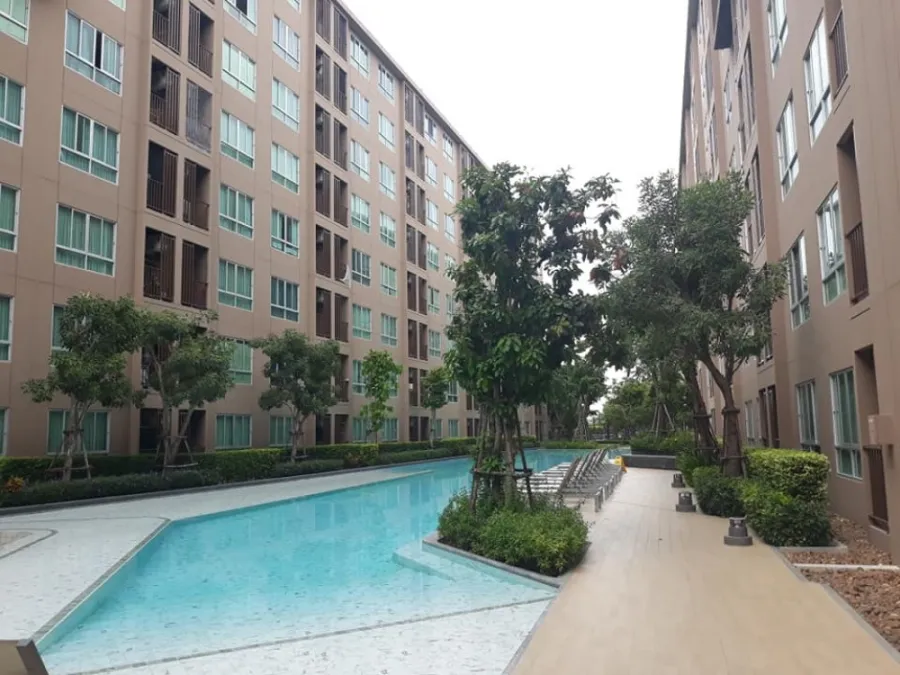 For rent, Dcondo Campus Kampangsaen, 6th floor, ready to move in, convenient to travel, near the university, hurry to reserve!!