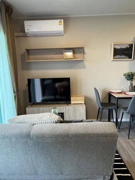 ให้เช่า D CONDO HIDEAWAY RANGSIT ตกแต่งครบ พร้อมเข้าอยู่ เครื่องใช้ไฟฟ้าครบครัน วิวดี ห้องมุม จองเลย