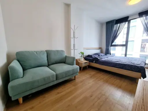 For rent: Feel Condo Ladprao 122, ready to move in, fully furnished, reserve now, this price is unbeatable.