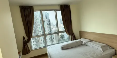 ✨ ด่วน! ปล่อยเช่าห้องสภาพนางฟ้า 2 Bed ติด MRT ห้วยขวาง แค่ก้าวเดียวถึง! ✨ คอนโด Life @ Ratchada-Huaikwang ห้องใหญ่ อยู่สบาย ตกแต่งบิลต์อินหรู สภาพใหม