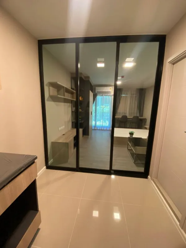 ให้เช่า Dcondo Campus-Hideaway Rangsit Phase 4 ห้อง Studio เฟอร์นิเจอร์ Built-in ครบจบในห้องเดียว