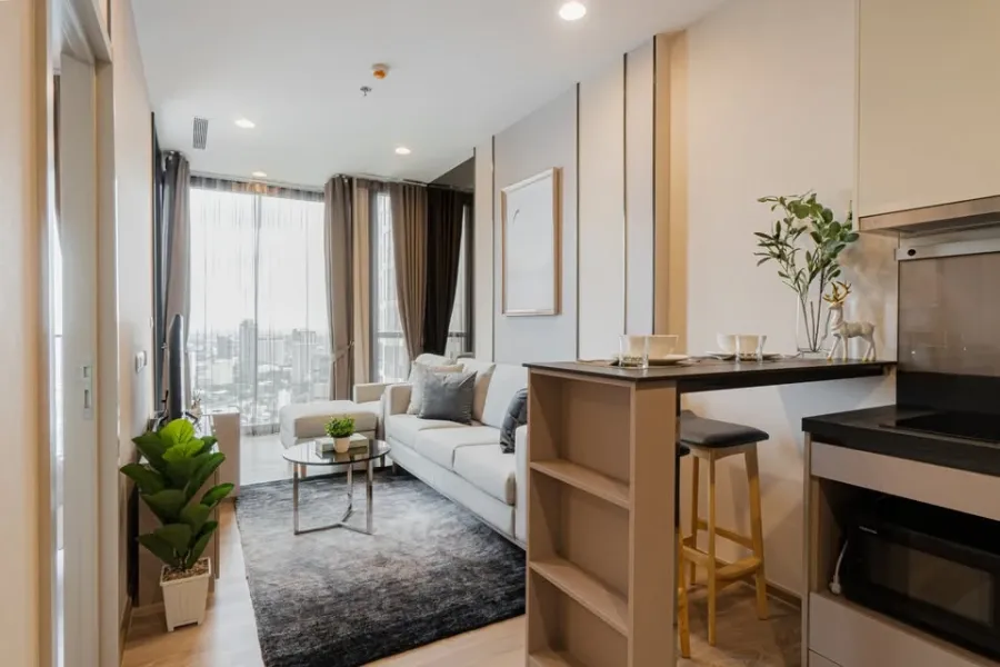 ให้เช่า OKA HAUS Sukhumvit 36 ชั้น 39 วิวโล่ง ตกแต่งครบ พร้อมเครื่องใช้ไฟฟ้าครบชุด จองเลย