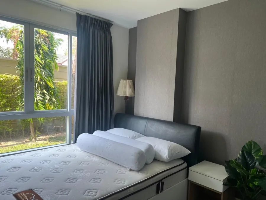 For sale and rent, D Condo Campus Resort Bang Saen, separated rooms, great price, complete set of furniture, don't miss it.