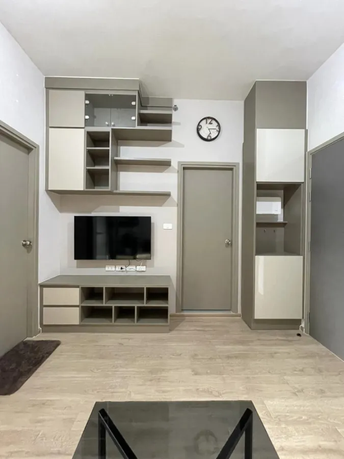 Condo for rent Ideo Rama9-Asoke, fully decorated room, fully built-in, high view, book now, don't miss it.
