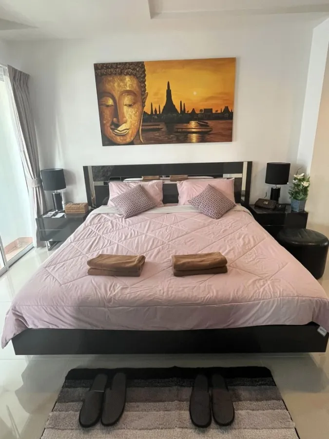 ขาย ทรีโอเจมส์ คอนโด (จอมเทียน) ห้องมุม พื้นที่ใช้สอยเยอะ ตกแต่งโทนสีขาว รีบเป็นเจ้าของเลยค่ะ
