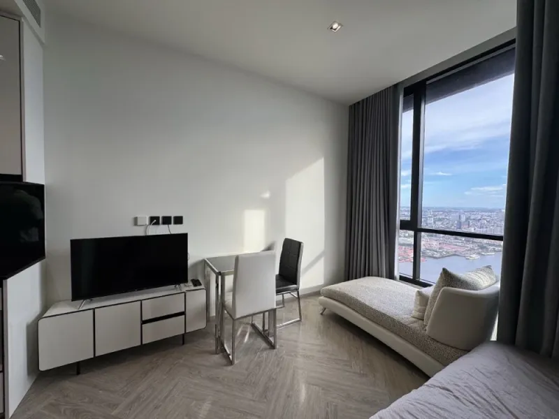 ให้เช่า Chapter Charoennakhon-Riverside ชั้น 42 วิวสน ห้องแต่งครบ พร้อมอยู่