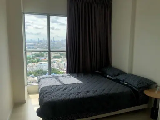 Urgent for rent !! Aspire Condo Sukhumvit 48, high floor, beautiful view, gold location, full furniture, book now !!